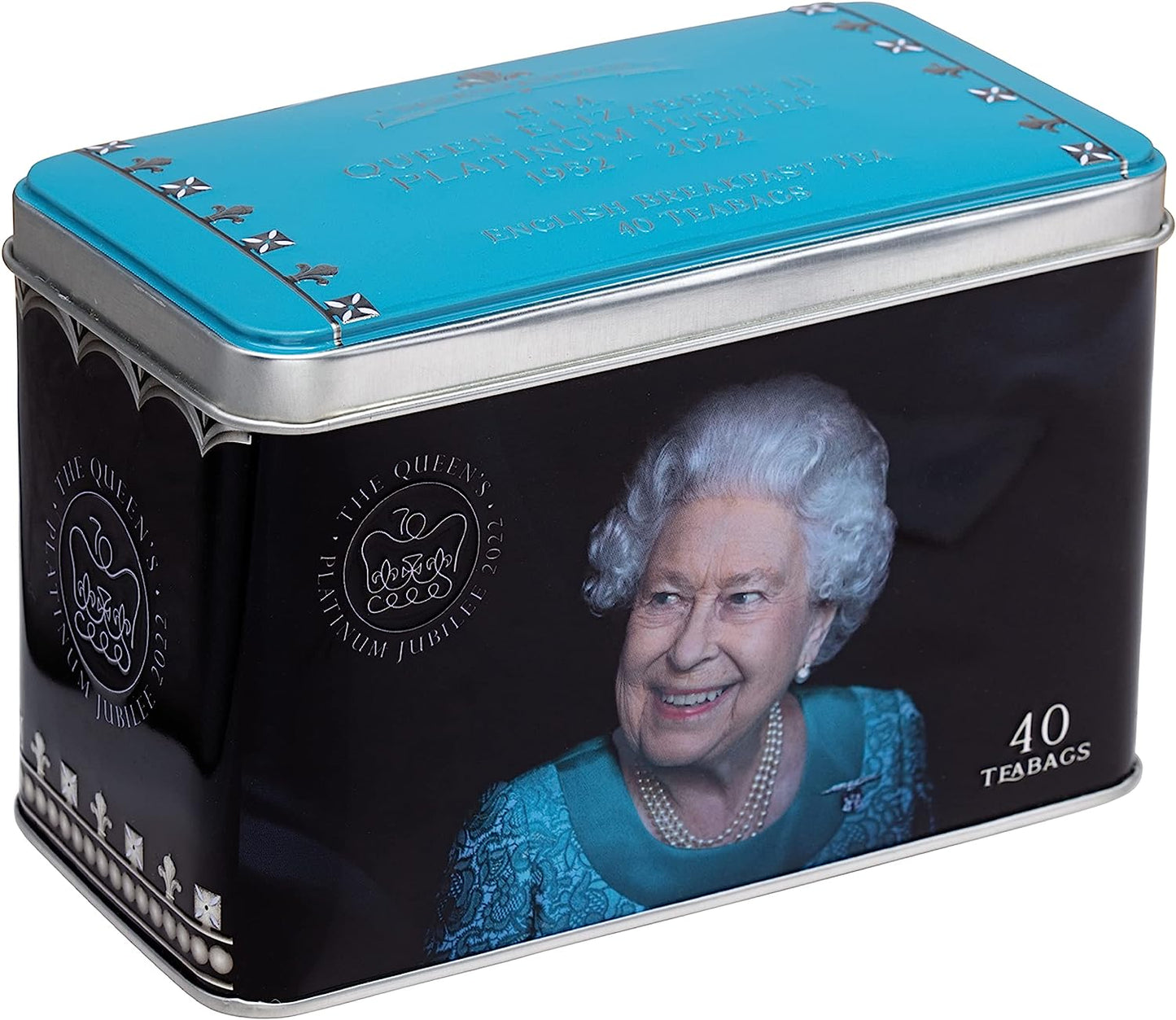 Queen Elizabeth II Jubilee Tin 16 x 40 teabags
